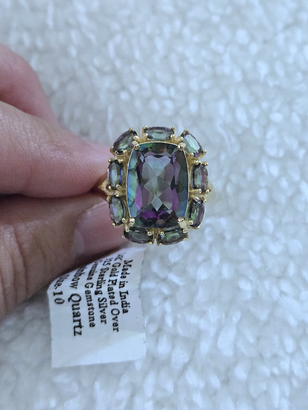 Shivam Rainbow🌈 Quartz Ring💍 - NWT - Picture 3 of 16